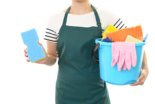 After builders cleaning for a commercial unit in Pimlico